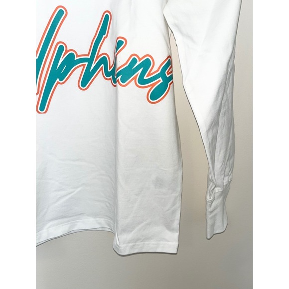 GAMEDAY COUTURE Miami Dolphins NWT Long Sleeve Oversized Shirt NFL | SMALL - Picture 11 of 15